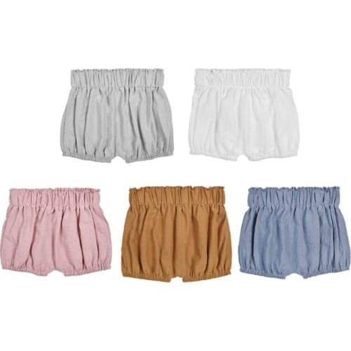 2018 Baby Boy Girls Cotton Shorts Infant Ruffle Bloomers Toddler Summer Panties