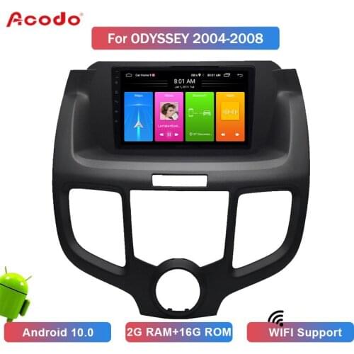 ACODO 2+16G Android 10.0 Car Radio Multimedia Player For Honda ODYSSEY 2004-2008 Navigation GPS 2 din