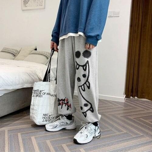 Pants womens Korean version trend spring and autumn thin hip hop versatile loose legged casual pants