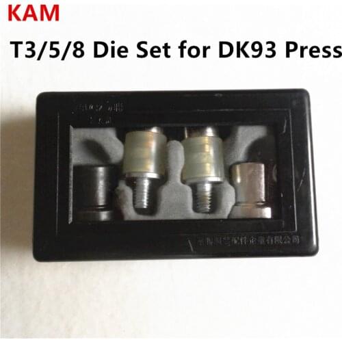 Chenkai 1pc KAM T3 T5 T8 Heart Snaps Die Set for DK93 Table Hand Press Machine to Assemble Kam Plastic Snaps Buttons