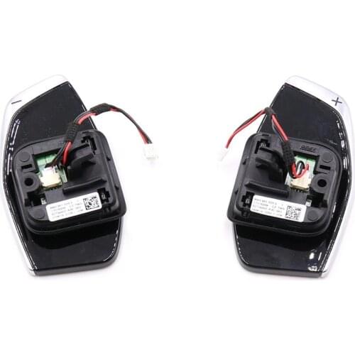 For Audi A3 8V A4 B9 8W A5 Q2 Piano Paint Tiptronic black high-gloss chrome Steering Wheel Shift Paddle 8W0 951 523 S