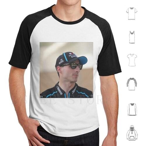 Robert Kubica T Shirt Print Cotton Robert Kubica Williams Bahrain Grand Prix Racing Sport Car Poland Speed Action