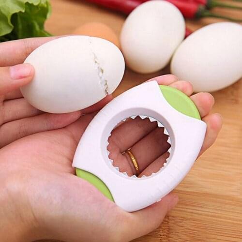 Cooked egg sheller multifunctional portable egg shell cutting opener plastic high quality home necessary kitchen accessories hot