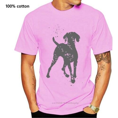 100% cotton o-neck men t shirt custom printed t-shirt Hungarian Vizsla women tshirt