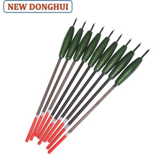 Newdonghui 10pcs/lot Fishing Floats Bobber Floats 22CM Fluctuator Buoyancy 3G Long Tail 23202