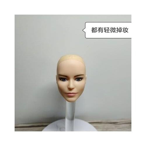 New Arrival Rare Limited Collection Princess Doll Toy Head Black Princess Doll Bald Head Boy DIY Toys Princess 1/6 Doll Head