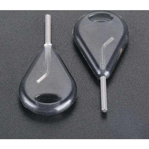 New Universal Surfboard Stainless Fin Rudder Hex Key Wrench With Plastic Molded Handle Surfing Fin Plugs Grub Screws Mount Tool