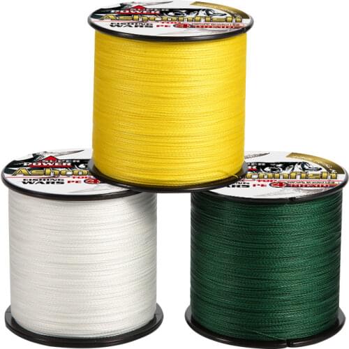 New brands Super Strong 100M 4Strands Weaves PE Braided Fishing Line Rope Multifilament line wires 6-100LB for sea fishing cords