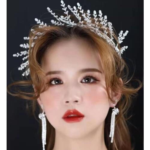 2021 Retro Luxury Bridal Hairband Headband Baroque Crystal Headdress Women Hairband Prom Girl Wedding Hair Accessories Headband