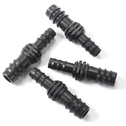 Garden hose DN12 to DN16 educing connector irrigation hose straight body pipe connector Hose PE Pipe Repair Coupling Joint