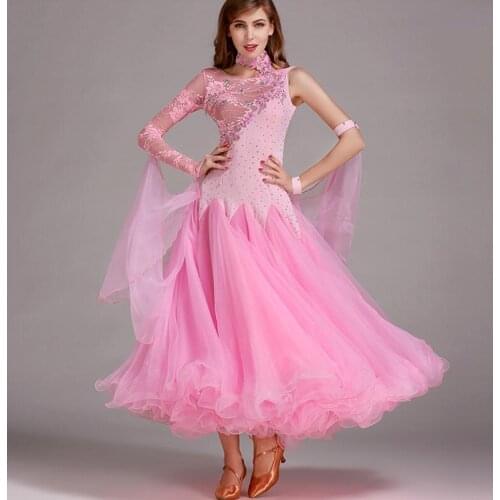 Ballroom dance competition dresses standard ballroom dress standard dance dresses luminous costumes ballroom hb194 waltz dress