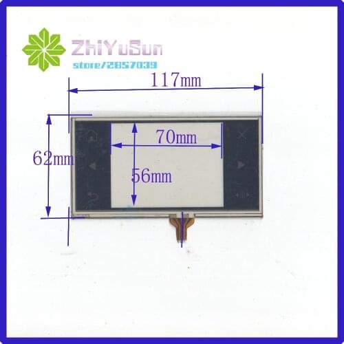 TR4-048F-15 4.8 inch touch screen General touch screen 117 * 62mm A new GPS't a Mp5 MP4 4 wire resistive touch screens