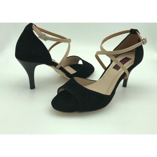Comfortable and Fashion Argentina Tango Dance Shoes wedding & party shoes for women T6205BBLS 7.5cm 9cm heel available