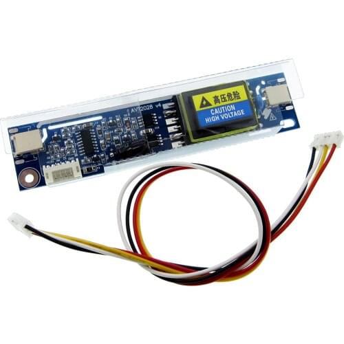 AVT2028 Universal CCFL Inverter LCD Laptop Monitor 2 Lamp 10-28V for 10-26 Widescreen Backlight For Screen Module DC To AC Board