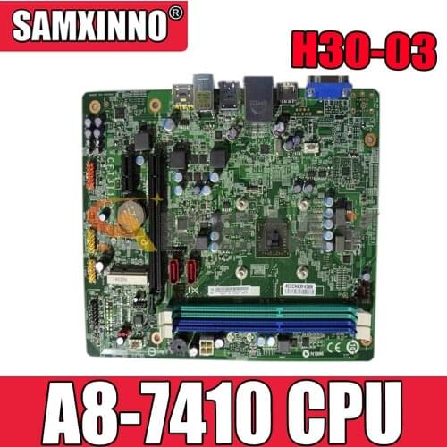 High Quality For Lenovo H30-03 H50-05 H3003 H5005 Desktop Motherboard 5B20H70485 A8-7410 CPU CFT3I1 100% Tested Fast Ship