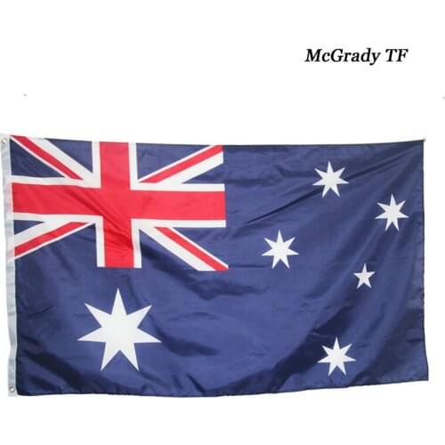 3*5ft Australia Aussie National Flag Hanging Flag Polyester Australia Flag Outdoor Indoor Big Flag For Celebration Drop Shipping