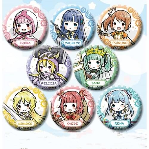 Anime Puella Magi Madoka Magica anime Iron round badge Icons On Backpack
