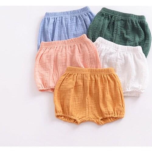 Childrens Pants 0-4 Years Old Baby Girl Shorts Toddler Girl Bottoms 2021 Summer Newborn Baby Clothes Baby Bloomers Girls