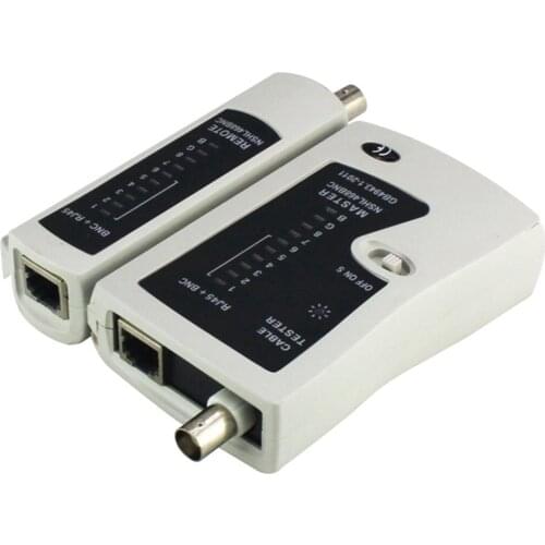 NST-YG468B Diagnostic Tool Portable LAN Network Cable Wire RJ45 BNC Network Cable Tester Detector Networking Remote Test