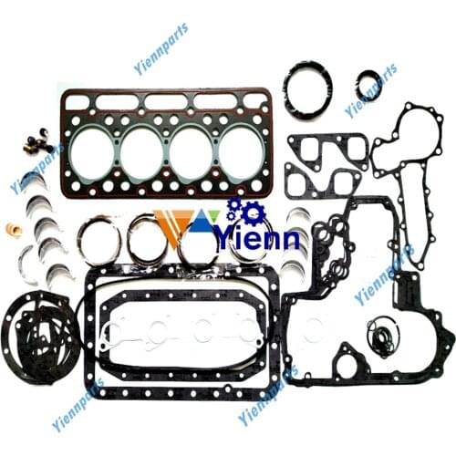 For Kubota V1512 Overhaul Re-ring Kit And Piston Ring set Bearing Set Tractor Excavator LOADERS Diesel Engine Repair Parts