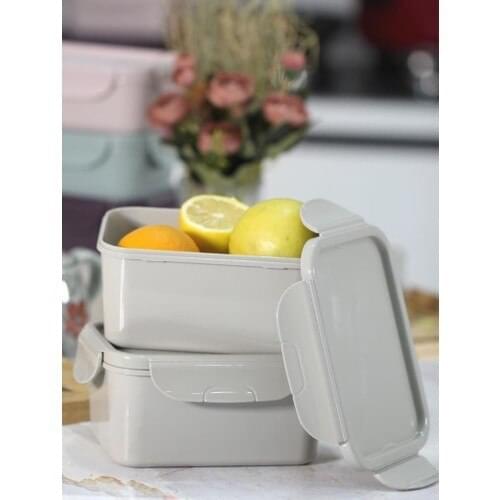 Herevin Dual 1,25 Lt Ziplock Storage Container Stone