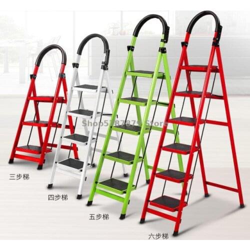 Ladder Household Folding Ladder Four Step Five Step Multi-functional Miter Ladder Telescopic Stair Step Ladder Indoor Ladder