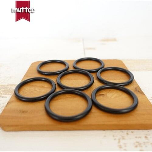 Retail Metal O Ring non-Welded nickel plated loop Ring for 30mm dog collar Chain leather belt environmental connect buckle