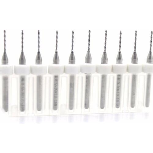 10pcs 0.5mm circuit board PCB mini drill bit carving bit for SMT CNC 3.175mm