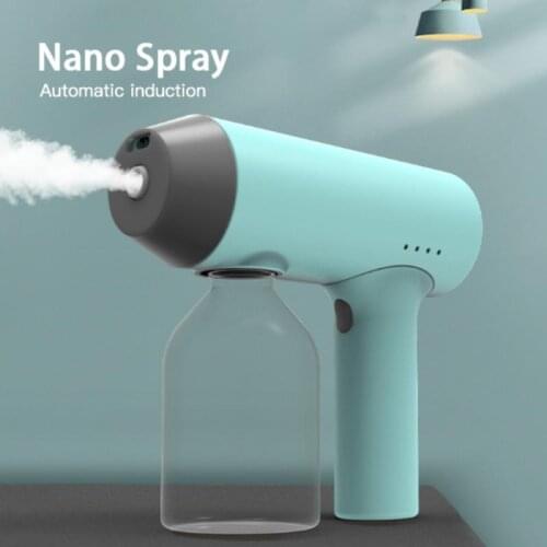 250ML Intelligent Induction Atomizer Hand-held Atomizing Spray Gun Wireless Atomizer Nano Sprayer Disinfection Gun