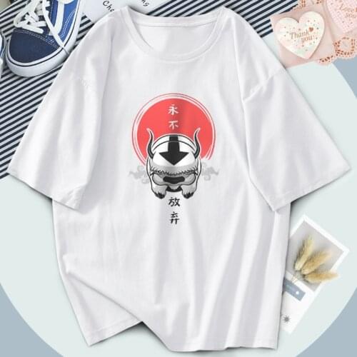 Avatar The Last Airbender T Shirts Women Fashion O-Neck 2021 Tshirts Outdoor Purple Cosplay Tops Tees Loose Fit Ladies Camiaetas