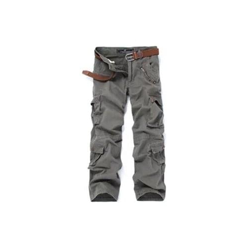 7 colors Cotton Pocket Jogger Pants Plus Size 44 Military Men Pants Loose Comfortable Cargo Pants Men