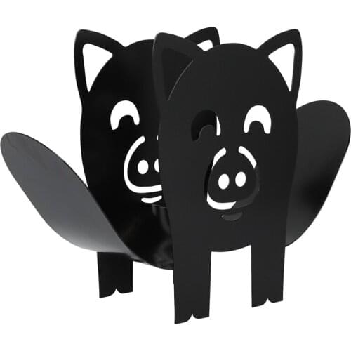 Home Iron Roll Paper Towel Holder Pig Crafts Bathroom Rack Ornaments Toilet Roll Holder Kitchen Bathroom Storage