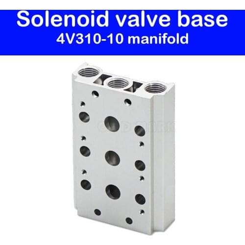 Solenoid valve 4V310-10 is connected to the manifold board 300MM 1F~10F position