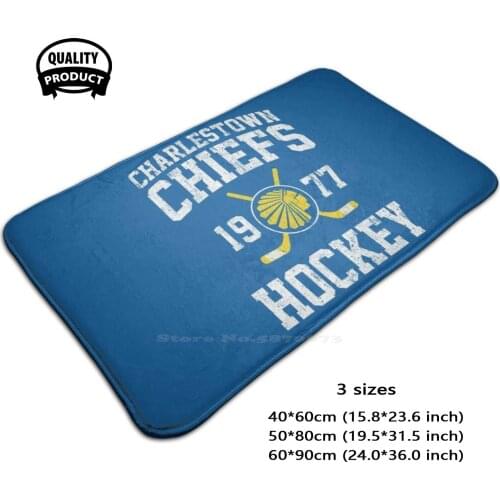 Town Chiefs Hockey 3 Sizes Home Rug Room Carpet Movie Film Hockey Ice Hockey Town Chiefs Town Paul Newman Slapshot Jeff Hanson