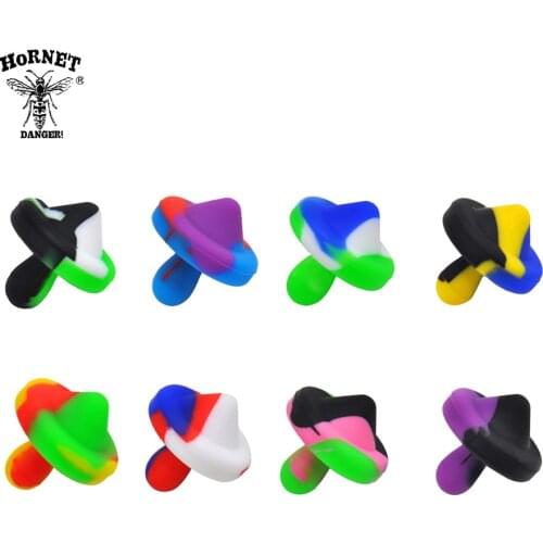 HORNET Premium Gyro Shape FDA Silicone Carb Cap Dabber Wax Oil Tool 28 MM / 1.1 Inch Handle Oil Wax Cavers Tool Accessories