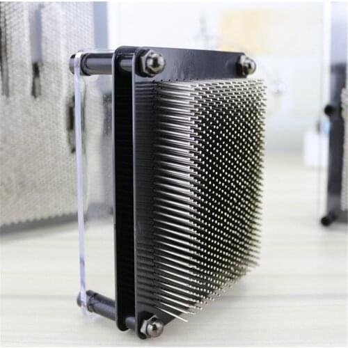 Toys 3D Antistress Metal Clone Fingerprint Needle Painting Christmas Kids Gift