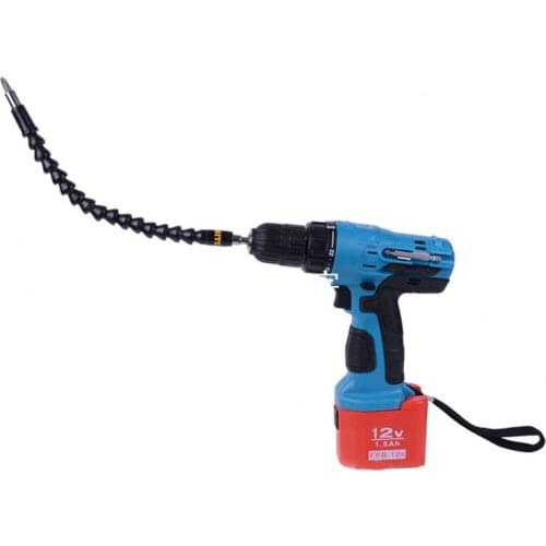 Car Repair Tools Black 295mm Flexible Shaft Bits Extention Screwdriver Bit Holder Connect Link Electronics Drill 1/4" Hex Shank