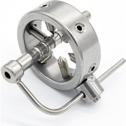 Stainless Steel Catheter Sound With 6 Teeth Penis Ring Urethral Dilators Urethral Plug Souding BDSM Sex Toys For Men A096