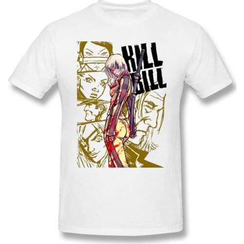 Awesome Kill Bill Classic Movie T Shirt Casual T Shirt Organic Cotton Plus Size Tshirt