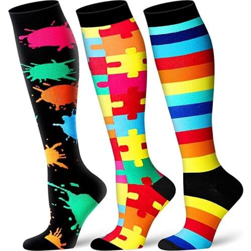 Compression Socks Support Outdoor Sports Pregnancy Racing Cycling Sock Athletic Running Health Socks