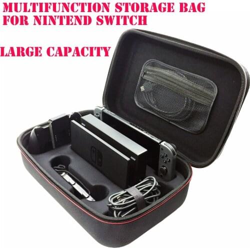 Multifunction Large Capacity Carrying Case Storage Bag For Nintend Switch Console Bag Protective Hard Packag Travel Box For NS