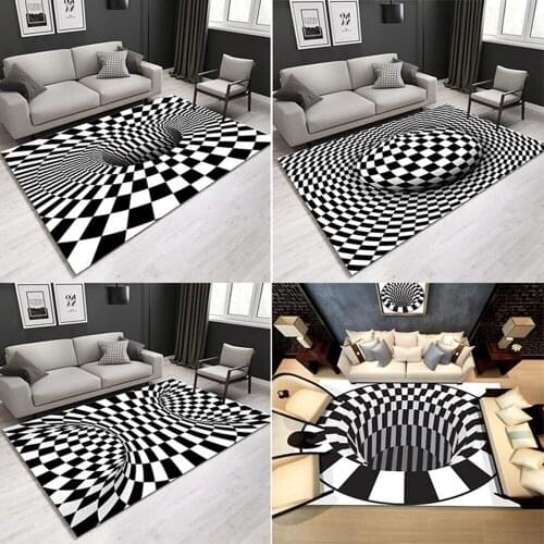 Nordic Stereogram Geometric 3D Printed Carpets For Living Room Bedroom Area Rugs Home Mats Hallway Floor Gift Rug Large Children