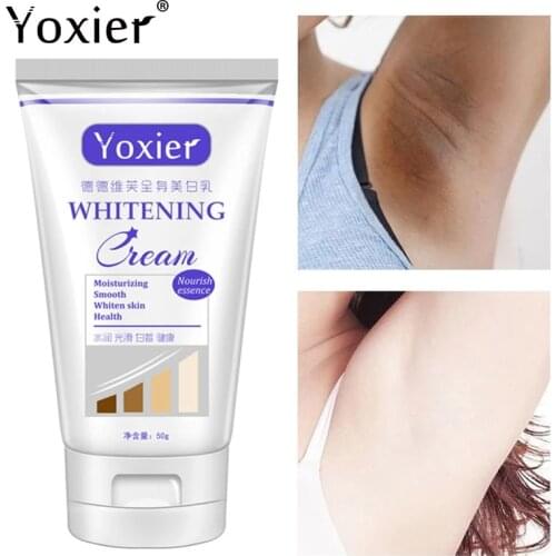 Yoxier Effective Body Whitening Cream Remove Melanin Arm Leg Butt Private Part Whitening Brighten Skin Tone Nourish Skin Care