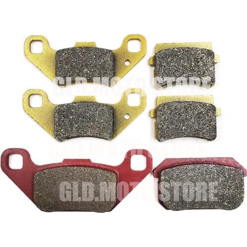 Motorcycle Front /Rear Brake Pads For PGO BR200 BR-200 Bugrider 2007-2012 BR250 BR-250 Bugrider E 2005-2012
