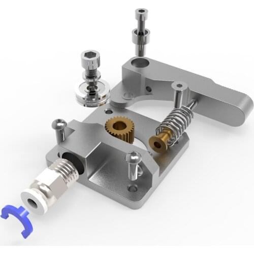 Full Metal Extruder Kit for Creality CR-10 Series/Ender 3 3D Printer Accessories Adjustable Elasticity 1.75mm Filament Extruder