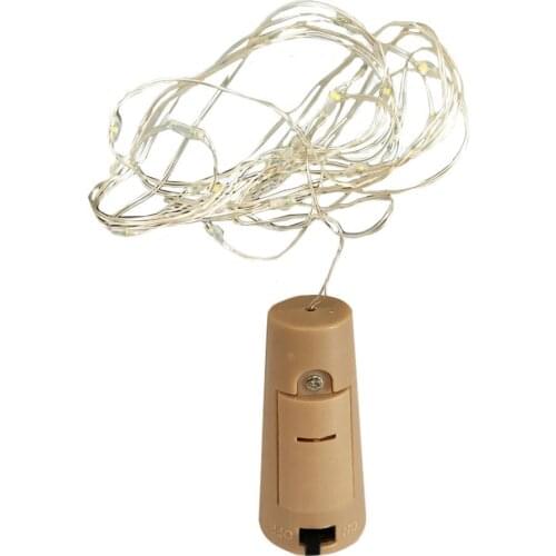 Cork Light Button Battery Box LED Light Christmas Decoration Star Copper Wire Light String Wine Cork Light
