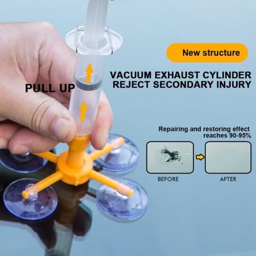 Windshield Repair Kit Car Windshield Repair Tool Car Glass Repair Liquid Resin Cracked Glass Repair Kit car accessories