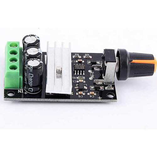 DC 6V to 28VDC 3A 80W PWM Motor Speed Controller Regulator Adjustable Variable Speed Control With Potentiometer Switch