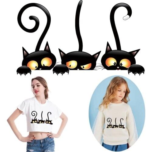 A-level Animal Patches Set Washable Heat Transfer Iron-on Patches For Clothing Christmas Gift Cute Owls Deers DIY Accessory