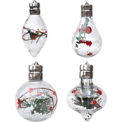 LED Christmas Ball Bulb Hanging Ornament Led Wedding String Fairy Light Christmas LED Globe Festoon Bulb Decorations